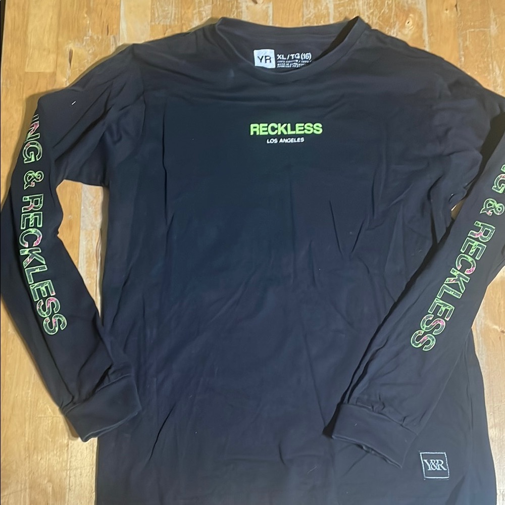 Youth Young and Reckless Long Sleeve Shirt